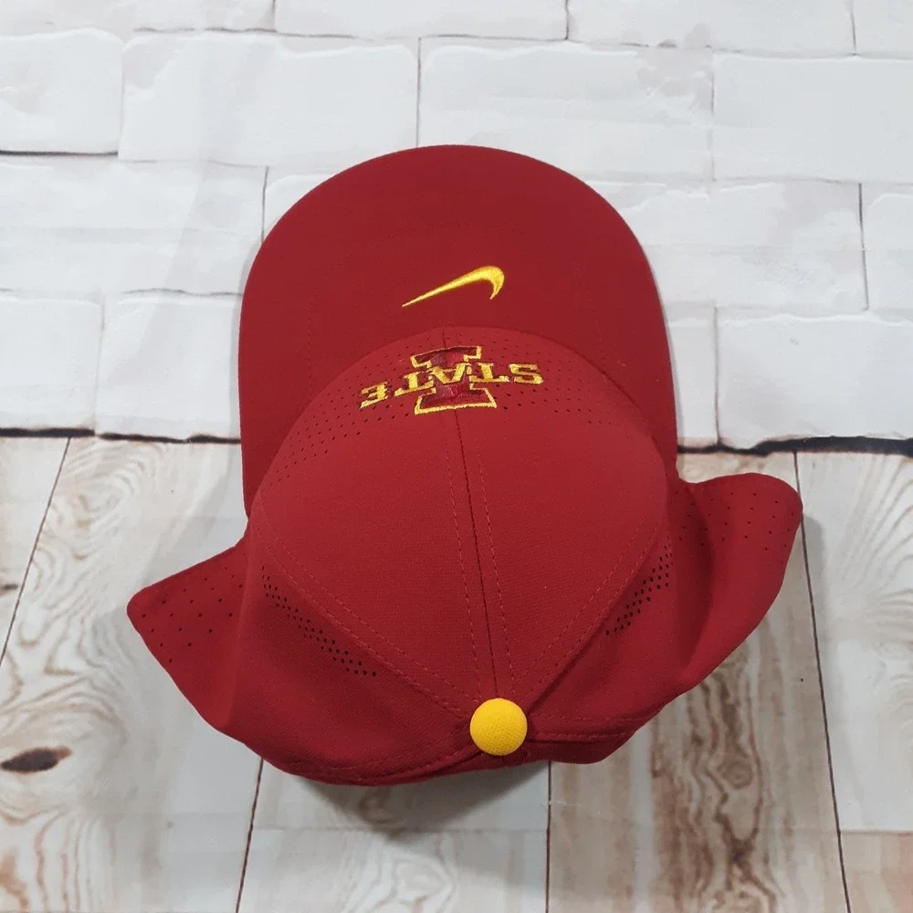 Nike Legacy 91 Iowa State Cyclones Hat Cap Strapback Adjustable Dri-Fit Red